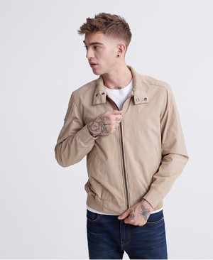 Superdry Montauk Harrington Férfi Kabát Szürke | VTPCN7183